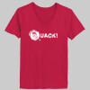 QUACK! white grunge logo