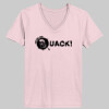QUACK! ladies black grunge logo